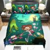 amphibia 2019 movie poster theme bed sheets spread comforter duvet cover bedding sets - Amphibia Merch
