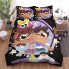 amphibia anne and marcy cute chibi artwork bed sheets spread duvet cover bedding sets - Amphibia Merch