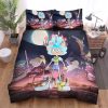 amphibia main characters poster bed sheets spread duvet cover bedding sets - Amphibia Merch