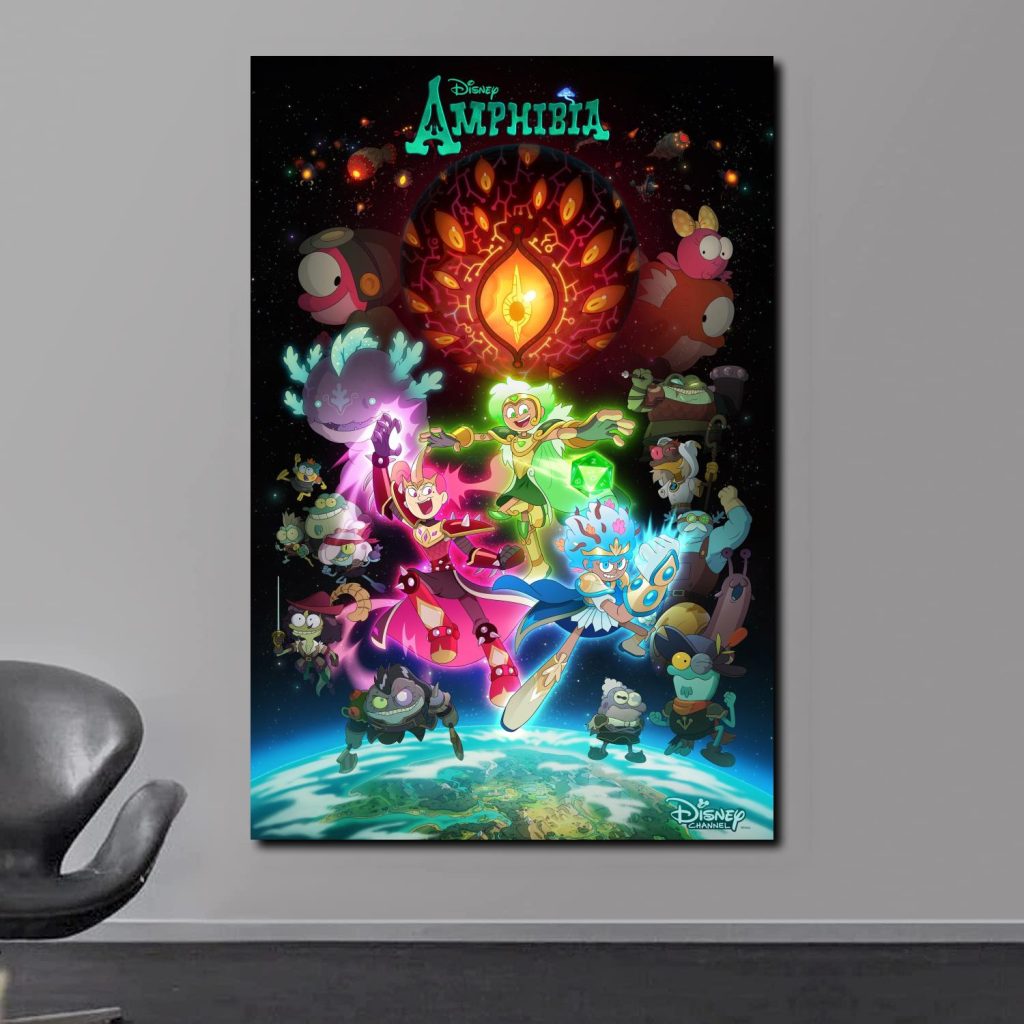 Amphibia Movie Anime Poster HD Print Canvas Poster Bedroom Decor Sports Office Room Decor Poster Gift - Amphibia Merch