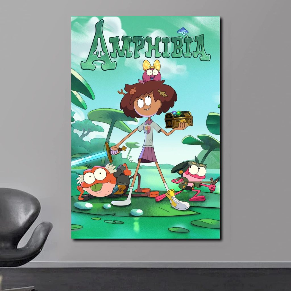 Amphibia Movie Anime Poster HD Print Canvas Poster Bedroom Decor Sports Office Room Decor Poster Gift 11 - Amphibia Merch