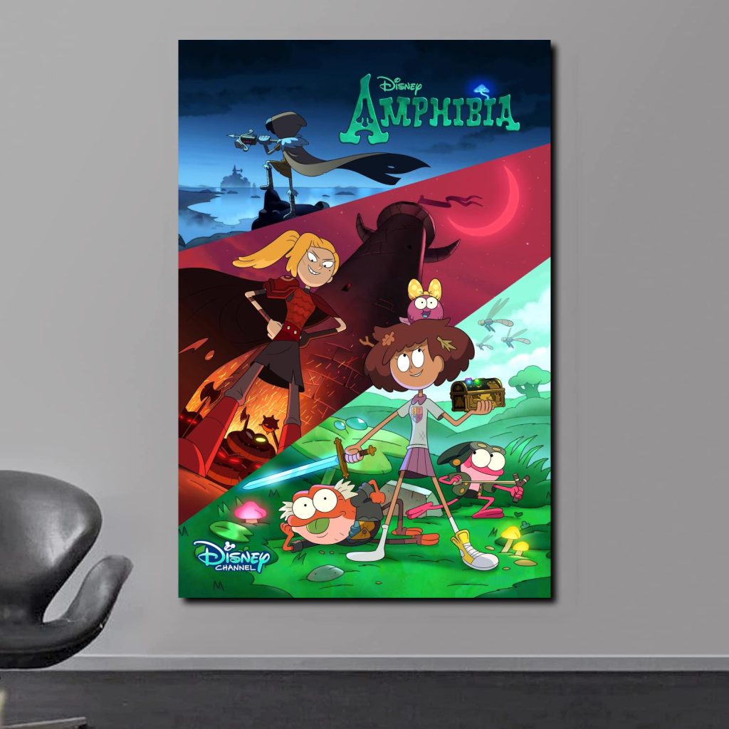 Amphibia Movie Anime Poster HD Print Canvas Poster Bedroom Decor Sports Office Room Decor Poster Gift 2 - Amphibia Merch