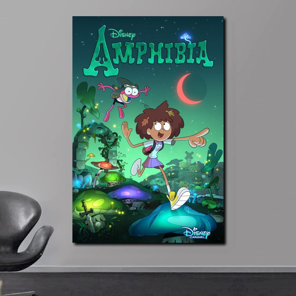 Amphibia Movie Anime Poster HD Print Canvas Poster Bedroom Decor Sports Office Room Decor Poster Gift 3 - Amphibia Merch