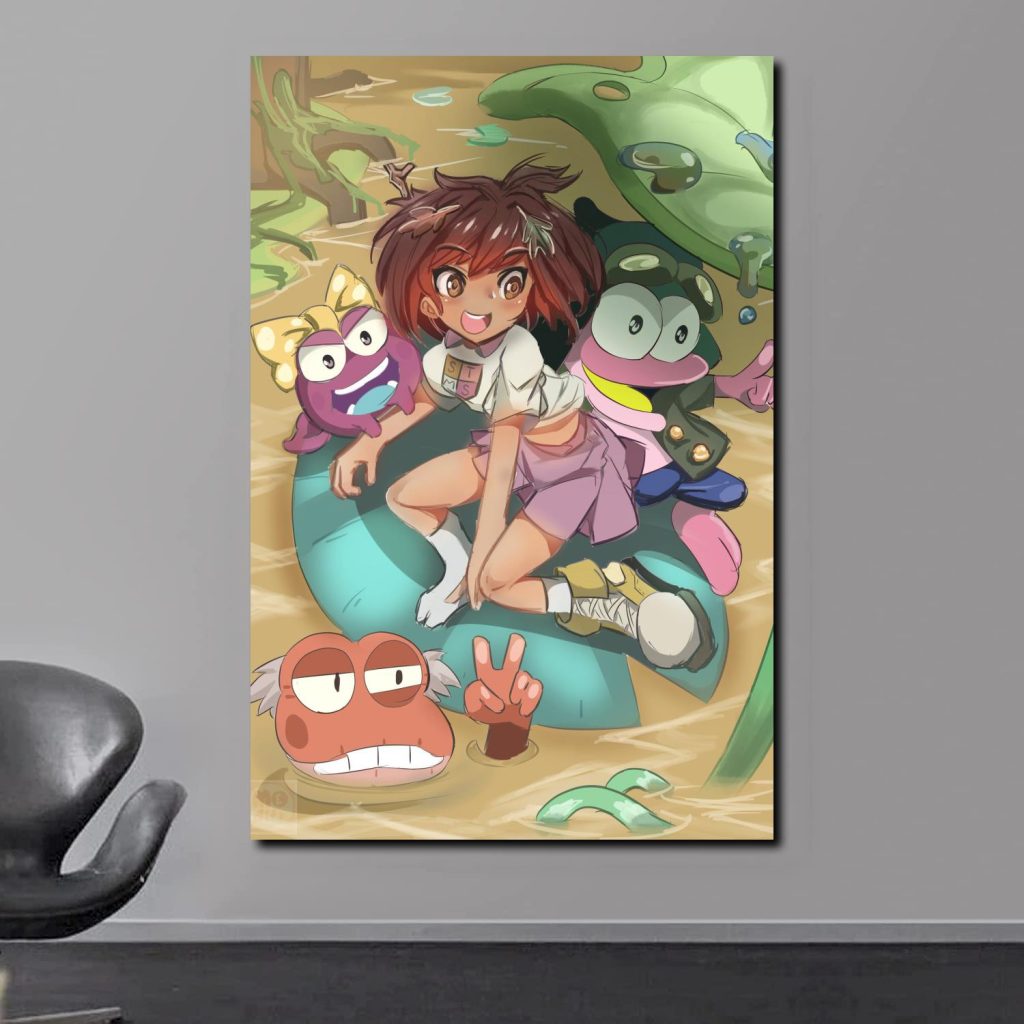 Amphibia Movie Anime Poster HD Print Canvas Poster Bedroom Decor Sports Office Room Decor Poster Gift 4 - Amphibia Merch