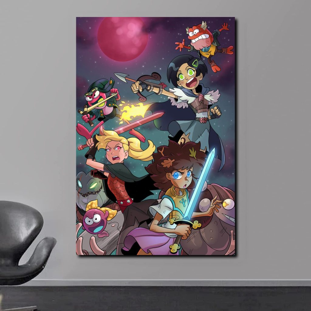 Amphibia Movie Anime Poster HD Print Canvas Poster Bedroom Decor Sports Office Room Decor Poster Gift 6 - Amphibia Merch