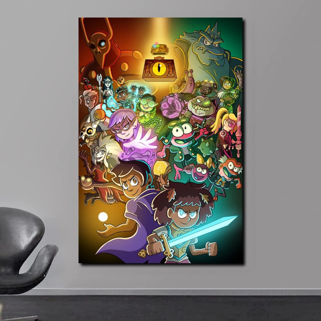 Amphibia Movie Anime Poster HD Print Canvas Poster Bedroom Decor Sports Office Room Decor Poster Gift 7 - Amphibia Merch