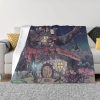 Amphibia Mushroom Night Blankets Warm Flannel Comic Anime Throw Blanket for Bed Couch Bedspread 13 - Amphibia Merch
