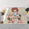 Amphibia Mushroom Night Blankets Warm Flannel Comic Anime Throw Blanket for Bed Couch Bedspread 19 - Amphibia Merch