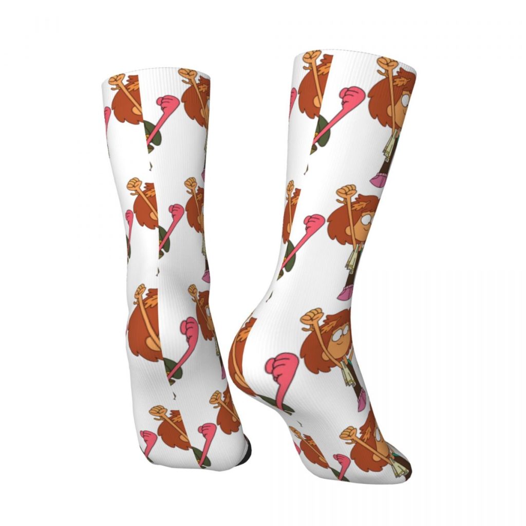 Happy Funny Men s compression Socks Stop Wasting Time And Start Vintage Harajuku Amphibia Novelty Seamless 1 - Amphibia Merch