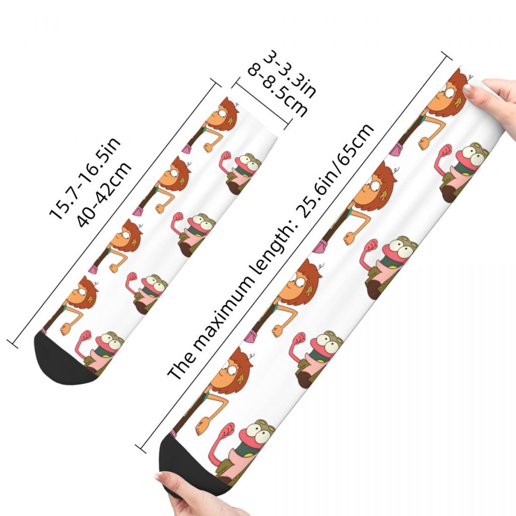 Happy Funny Men s compression Socks Stop Wasting Time And Start Vintage Harajuku Amphibia Novelty Seamless 2 - Amphibia Merch