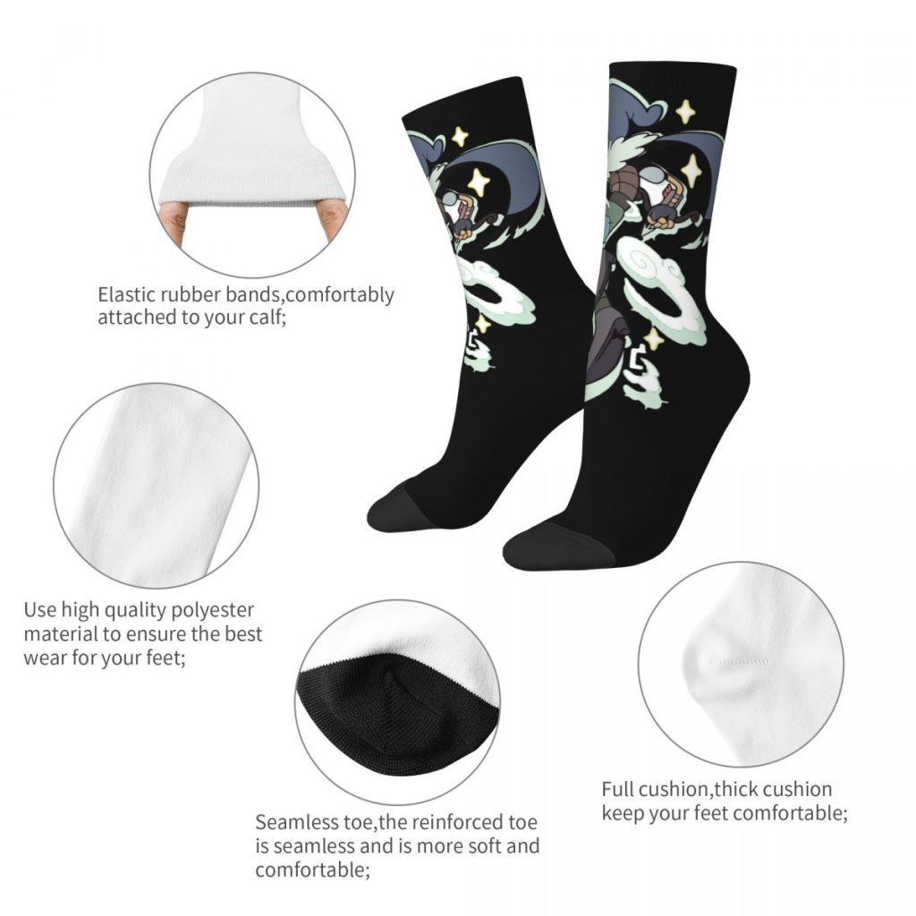 Hip Hop Retro Joe Sparrow Crazy Men s compression Socks Unisex Amphibia Harajuku Seamless Printed Funny 3 - Amphibia Merch