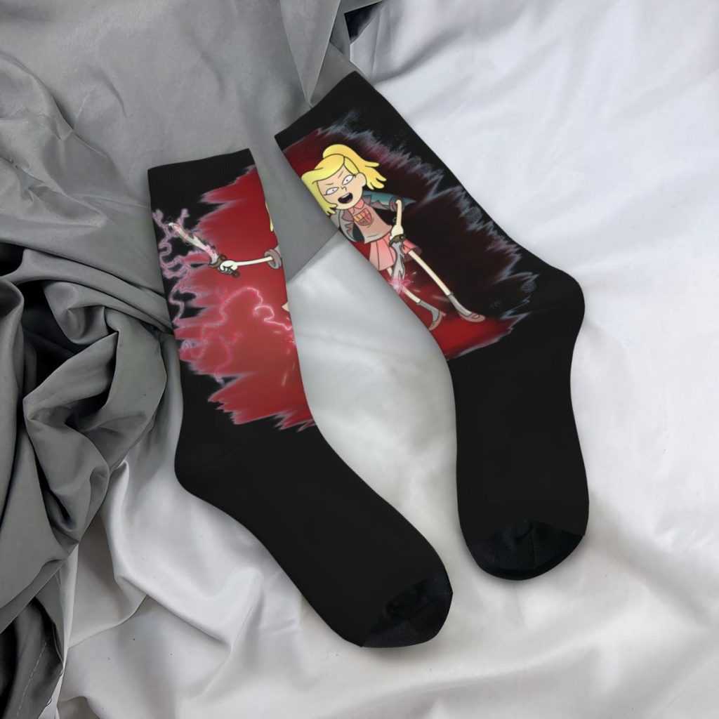 Hip Hop Retro Sasha Crazy Men s compression Socks Unisex Amphibia Harajuku Pattern Printed Funny Novelty 4 - Amphibia Merch
