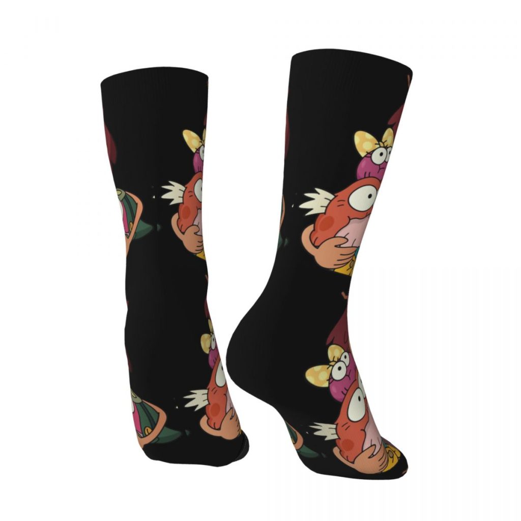 Hip Hop Retro The Truth Crazy Men s compression Socks Unisex Amphibia Harajuku Seamless Printed Funny 1 - Amphibia Merch
