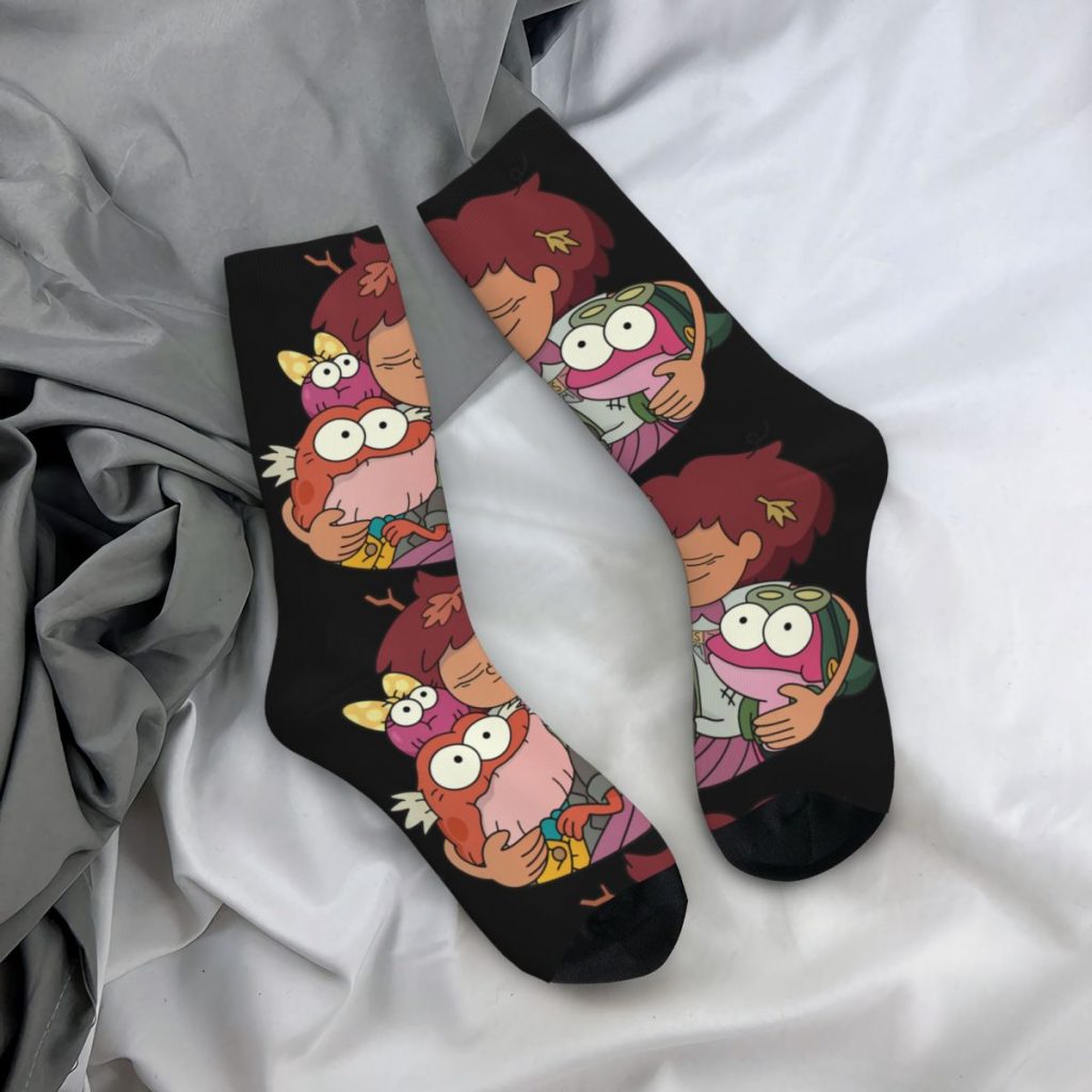 Hip Hop Retro The Truth Crazy Men s compression Socks Unisex Amphibia Harajuku Seamless Printed Funny 4 - Amphibia Merch