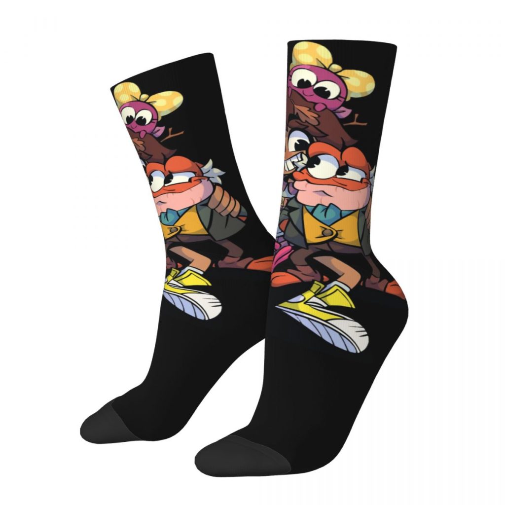 Hip Hop Retro YA Like TOONS Crazy Men s compression Socks Unisex Amphibia Harajuku Seamless Printed - Amphibia Merch