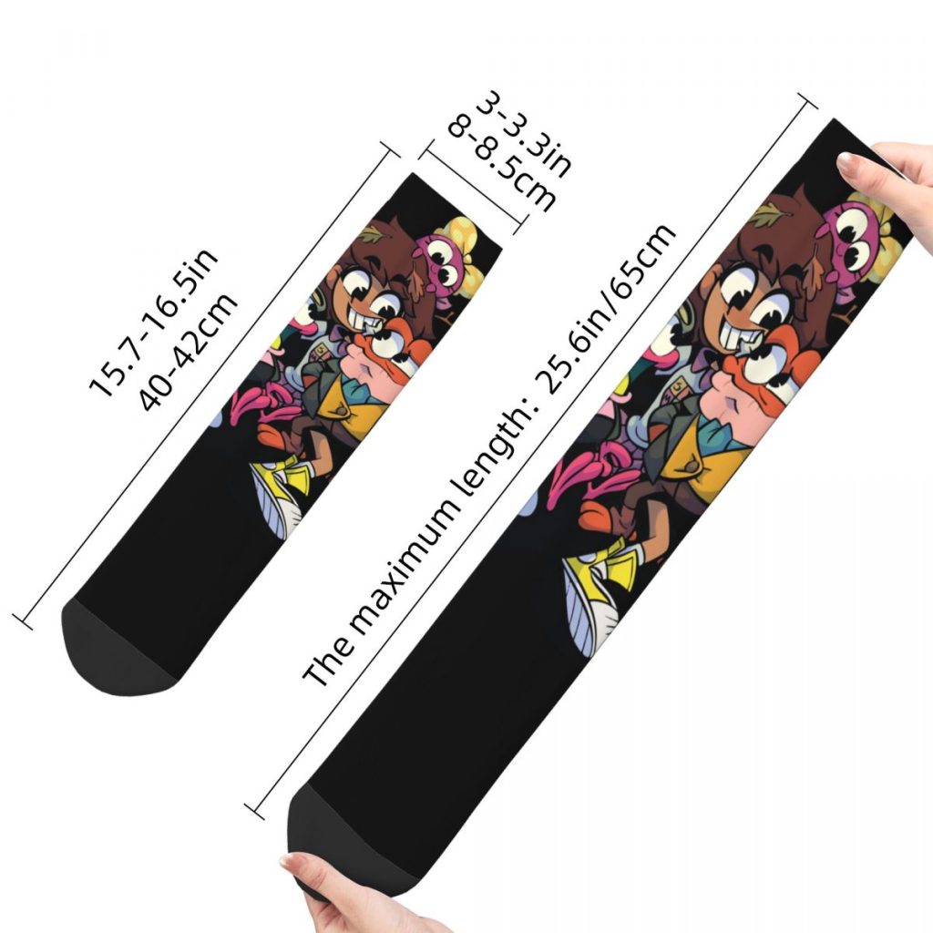 Hip Hop Retro YA Like TOONS Crazy Men s compression Socks Unisex Amphibia Harajuku Seamless Printed 2 - Amphibia Merch