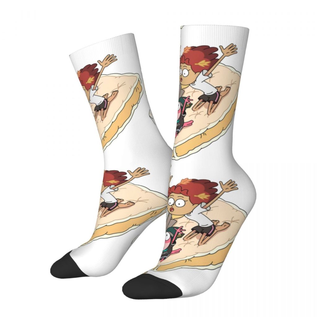 Sock for Men Anne Marcy Sprig And Polly Hip Hop Harajuku Amphibia Happy Quality Pattern Printed - Amphibia Merch