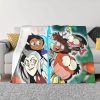 The Owl House And Amphibia Mix Blankets Warm Flannel Comic Anime Throw Blanket for Bedding Couch - Amphibia Merch