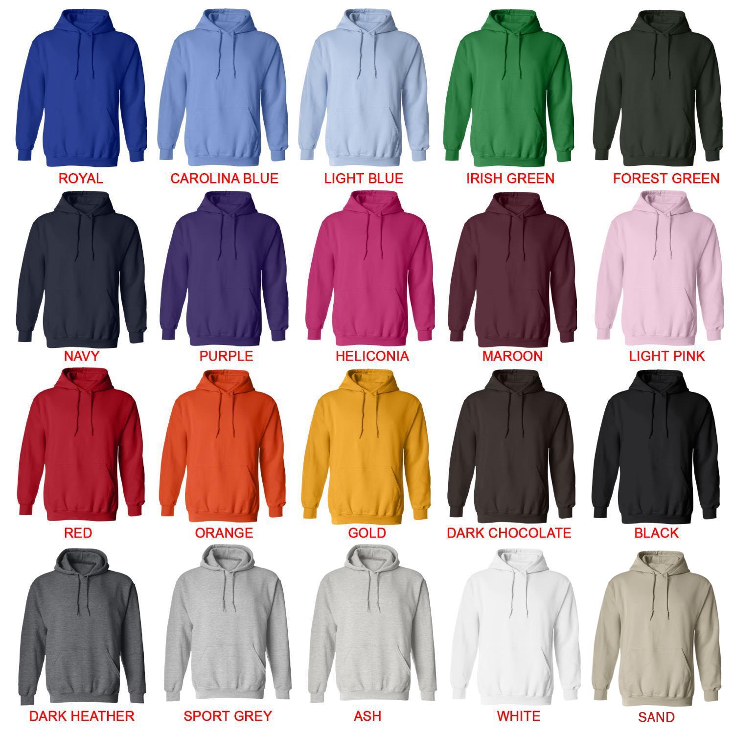 hoodie color chart - Amphibia Merch