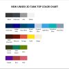 tank top color chart - Amphibia Merch